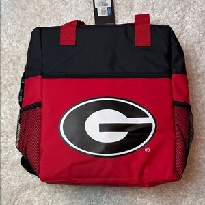 Georgia Bulldogs Red and Black Backpack cooler
